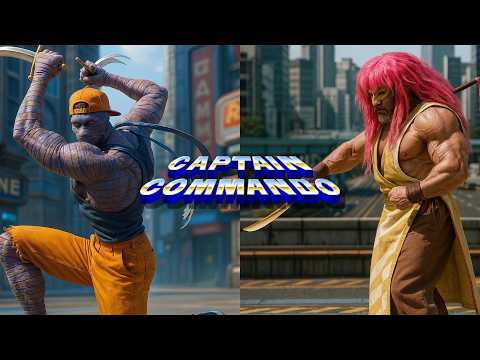 Captain Commando in Real Life: All Characters Reimagined with AI