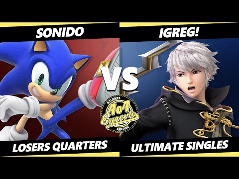 4o4 Smash Night 60 Losers Quarters - Sonido (Sonic) Vs. iGreg! (Robin) SSBU Ultimate Tournament