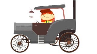 Doutora McWheelie. Uma máquina do tempo!  Desenho animado  para crianças.
