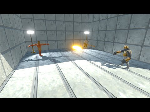 ACHILLES inside building vs ALL UNITS - Animal Revolt Battle Simulator ARBS