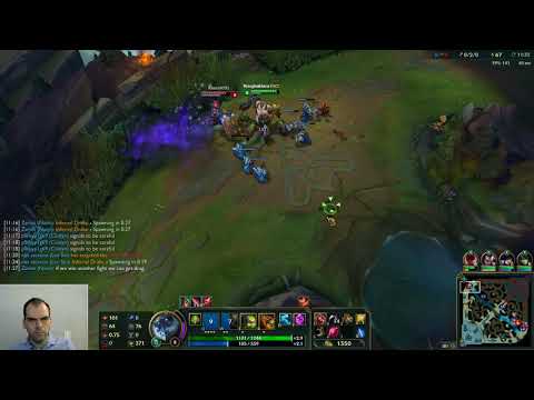 Urgot vs Singed, top lane, diamond, with commentary