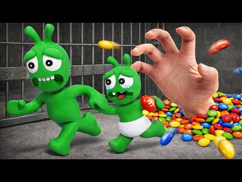 Pea Pea Saves The Little Brother From The Illusion Maze...Can He Escape? 😱