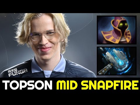 TOPSON MID Snapfire with Meteor Hammer — 16min GG Dota 2