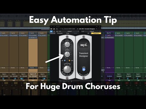 Easy Automation Tip for Huge Drum Choruses | Using the SPL Transient Designer