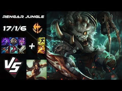 JUNGLE Rengar vs Nidalee - EU Challenger Patch 25.24