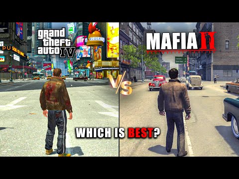 GTA 4 vs Mafia 2 Physics Comparison - Which is Best ? | The Ultimate Open-World Showdown