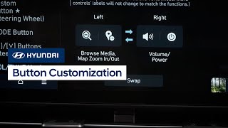 Hyundai Using the Button Customization feature