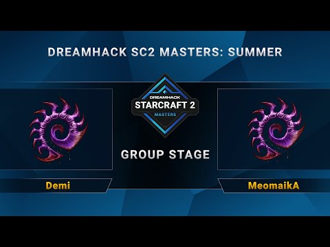 SC2 - Demi vs. MeomaikA - DreamHack SC2 Masters Summer - Group A - OC