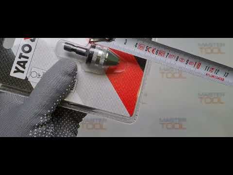Патрон YATO HEX 1/4" 0.5-3 мм, длина 50 мм (YT-04644) для дрели Патрон YATO HEX 1/4" 0.5-3 мм, длина 50 мм (YT-04644) для дрели
