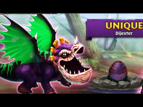 Dijester Max Level 134 Titan Mode - New Unique Gobsucker - Dragons:Rise of Berk