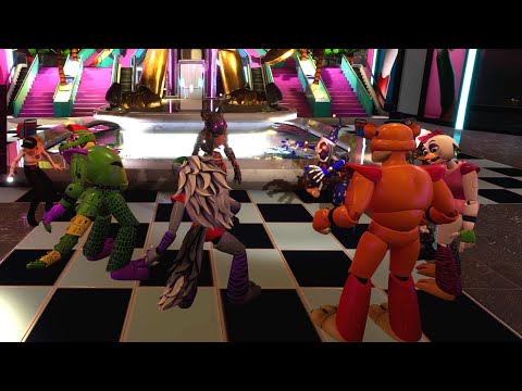 Playing as everyone to hunt kill Afton Burntrap - Five Nights at Freddy's: Security Breach