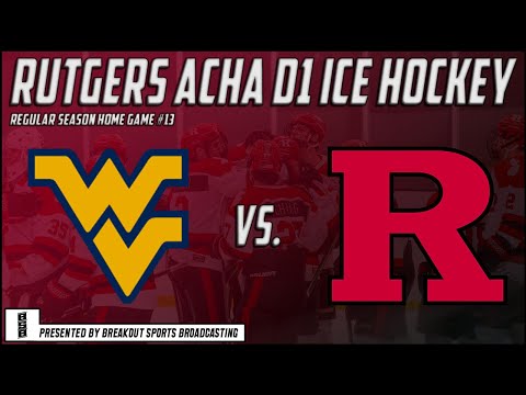 Rutgers Scarlet Knights ACHA M1 vs West Virginia University Mountaineers (Game of the Week)
