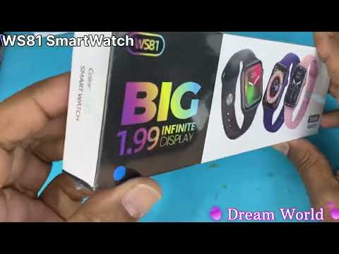 Smart Watch WS81 Big 1.99 infinite Display! Unboxing and FitPro app Connect! #dm26pro