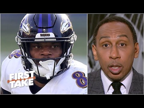 拉瑪爾-傑克遜 "值得大加讚賞"，因為他讓批評者閉嘴了｜First Take（第一時間）。 (Stephen A.: Lamar Jackson 'deserves major props' for silencing his critics | First Take)