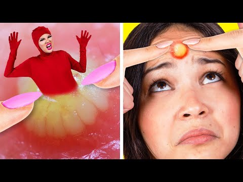 OH NO! MY MAKEUP CAN TALK | WHAT IF MAKUP WERE PEOPLE BY CRAFTY HACKS PLUS