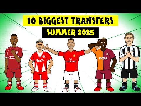 10 MOST EXPENSIVE TRANSFERS✍️ Summer 2025