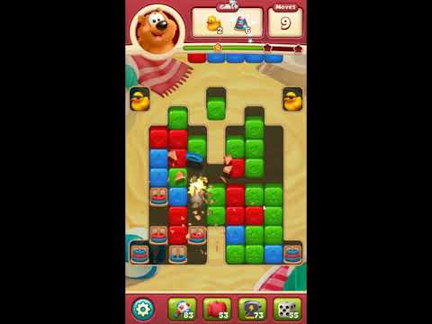 Toon Blast Level 3085 - NO BOOSTERS 🐻🐺🐱 | SKILLGAMING ✔️