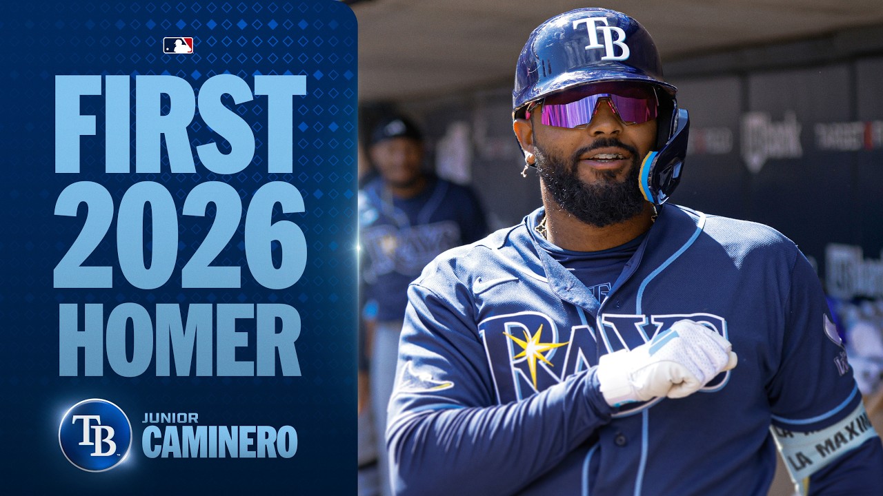 Junior Caminero goes yard for the first time in 2026! 💥 | MLB Highlights