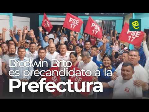 Brodwin Brito sería el precandidato a la Prefectura y Nancy Jaramillo a la Viceprefectura.