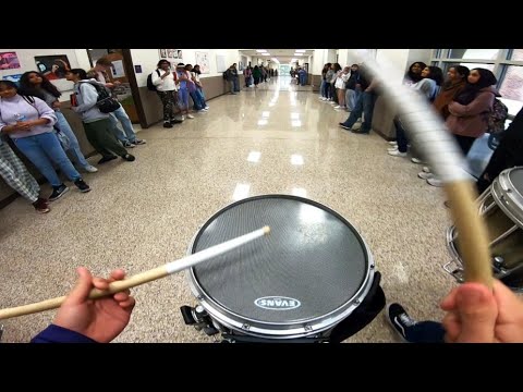 IHS Drumline State Sendoff Snare Cam | 4/25/2023