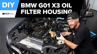 BMW X3 Oil Filter Housing Replacement DIY (2020-2024 BMW G01 X3, G02 X4, M40i, B58TU Engine)
