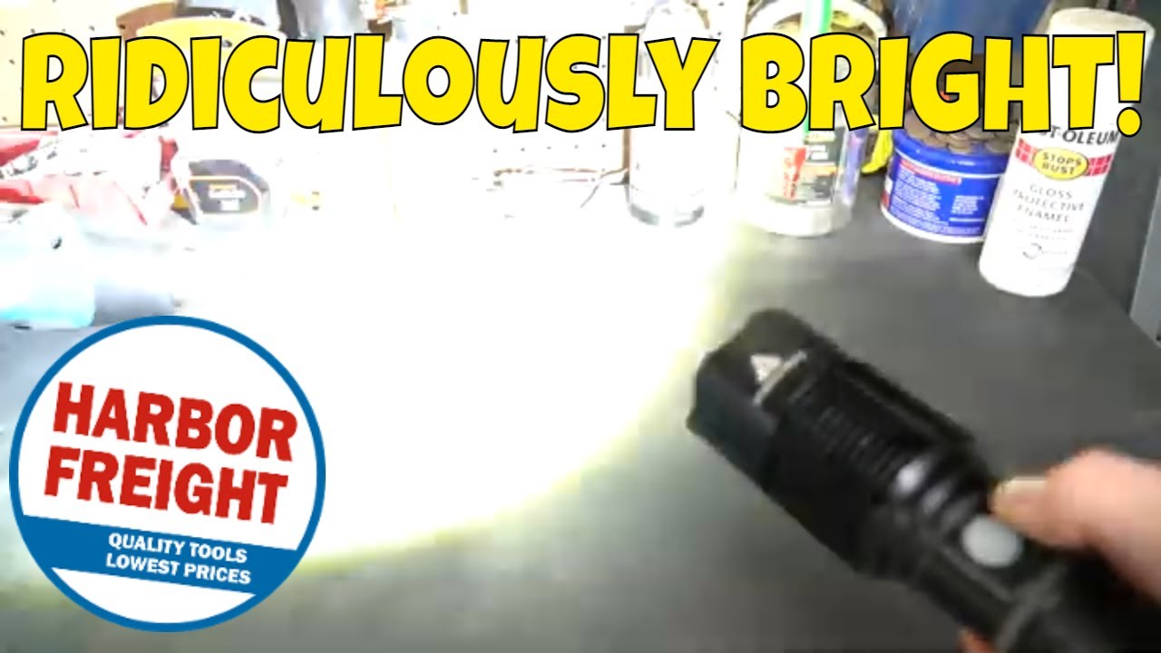 Watch video Harbor Freight 6000 Lumen Twist Focus Waterproof Rechargeable Flashlight With Battery Bank NTDT! Now Harbor Freight 6000 Lumen Twist Focus Waterproof Rechargeable Flashlight With Battery Bank NTDT!