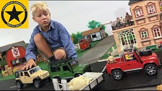 BRUDER TOYS Safari JEEPS The CROCODILE HUNT (Part 1: The PREPARATION)