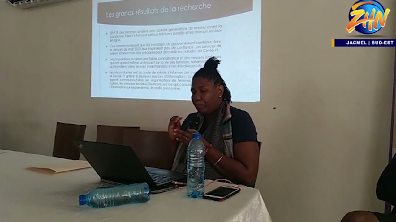 Violence basee sur le genre en temps de Covid, Jacmel, Etude de Sabine Lamour et Fanm Deside