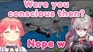 Miko Asks Riona If She Was Conscious After Waking Up From Her Own Sneeze w【Hololive Clip】