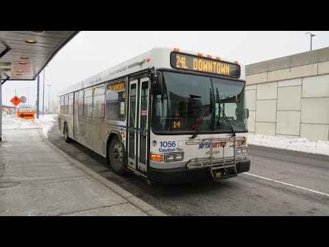 NFTA Metro Ride Route 24L Inbound Bus 1056 - 2010 Gillig Advantage
