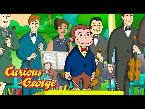 Georges Musical Day! 🐵 Curious George 🐵 Kids Cartoon 🐵 Kids Movies