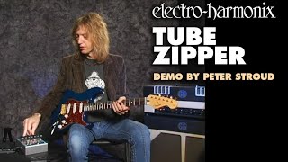 Video thumbnail for Electro-Harmonix Tube Zipper Envelope Filter / Distortion Pedal (Demo by Peter Stroud) by EHX