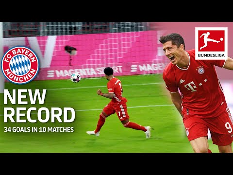 34 Goals in 10 Games | All FC Bayern München Goals So Far This Season