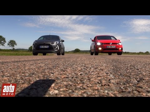 2015 Citroën DS3 Racing vs Volkswagen Polo GTi : 200m départ arrêté - Spécial GTi