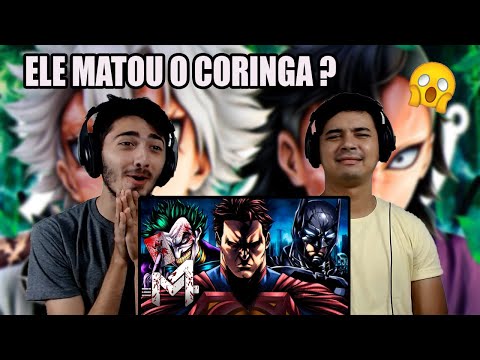 REACT 2 EM 1 Injustice (DC) - Deuses Entre Nós | M4rkim ft. @Basara e ♪ Sanemi e Genya | AniRap