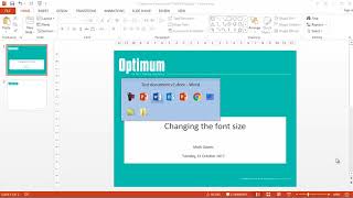 Using Keyboard Shortcuts to Change Font Size in Word and PowerPoint