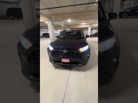 2021 Toyota RAV4 in Blue for sale at North London Toyota in London, ON