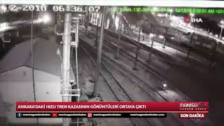 Ankara'daki hızlı tren kazasının görüntüleri ortaya çıktı - Manisa Gün