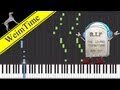 September - The Living Tombstone -- Synthesia HD ...