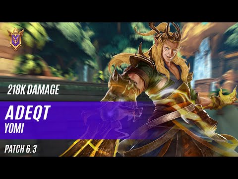 218K DAMAGE ADEQT ZHIN PALADINS COMPETITIVE (PATCH 6.3) YOMI