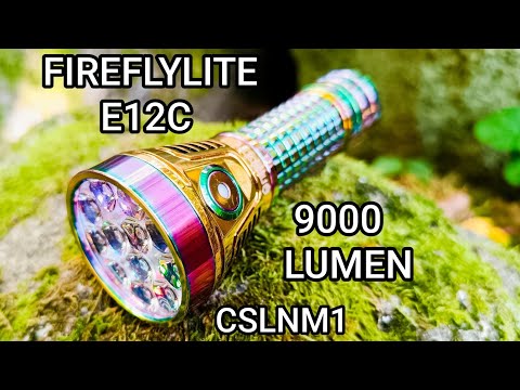 Fireflylite E12C Led Taschenlampe CSLNM1 9000 Lumen Anduril II UI Review keine Olight Wurkkos Sofirn