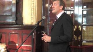 Stephen Fry with The Noël Coward Society