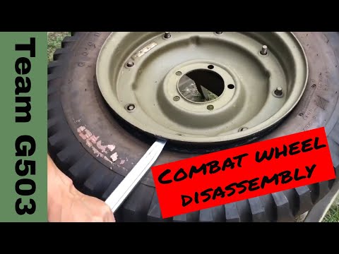 Willys MB / Ford GPW Combat Rim Disassembly Team G503