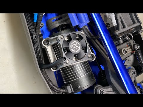 Traxxas Sledge Motor Fan install
