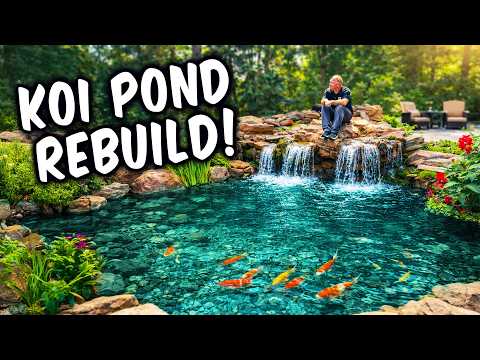 $35,000 Pond REBUILD Without Moving a Single Boulder!