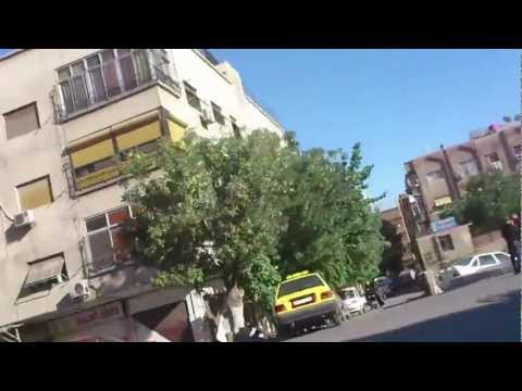 دمشق جوبر- إضراب الأسواق في سوق المانطو إلى حمامة 31/05/2012