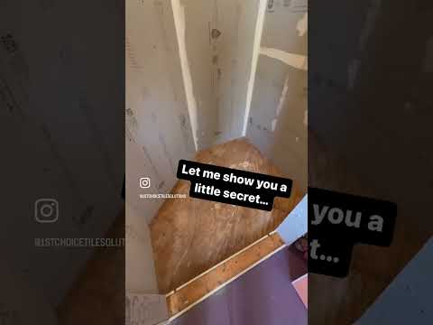 BEST kept SECRET for your tile shower! #diy #tile #bathroomremodel #shower #remodel #bathroomdesign