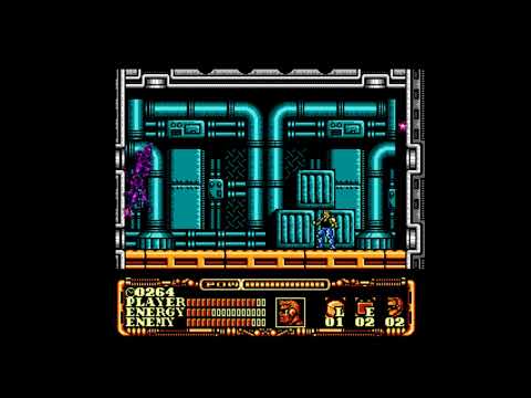 Power Blade 2 NES - 3rd boss without suits.