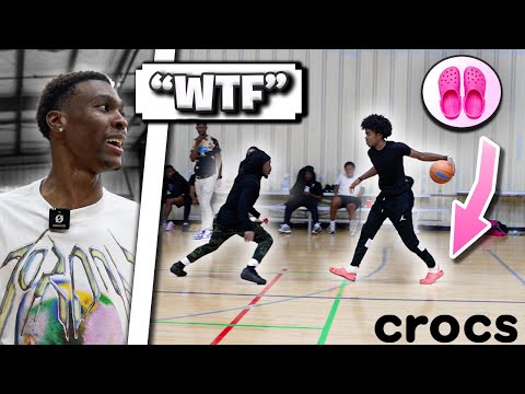 He DOMINATED The ENTIRE Gym In Crocs...