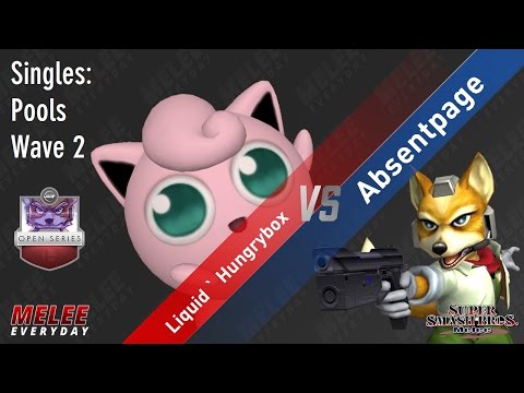UGC Smash Open - Liquid ` Hungrybox (Jigglypuff) vs. Absentpage (Fox) - SSBM - Singles, Pools Wave 2